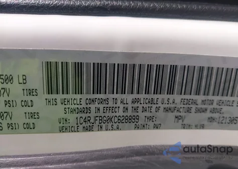 2019 Jeep Grand Cherokee Limited X 4X4 from USA, damaged, VIN 1C4RJFBG0KC628899